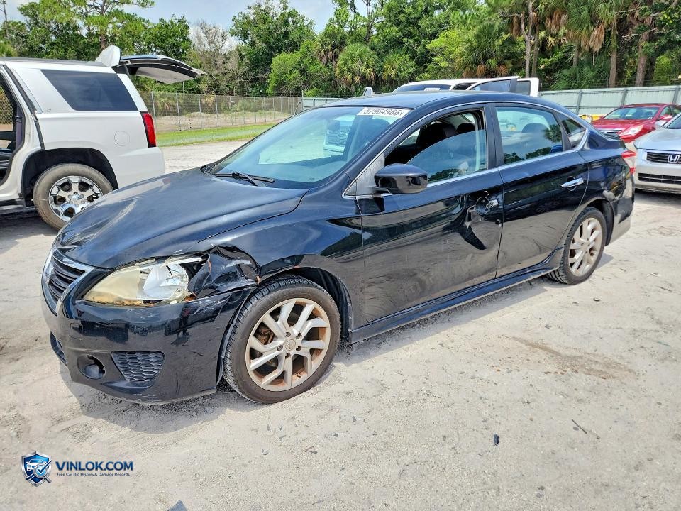 2013 NISSAN SENTRA S – Lot 57964986 auction photo