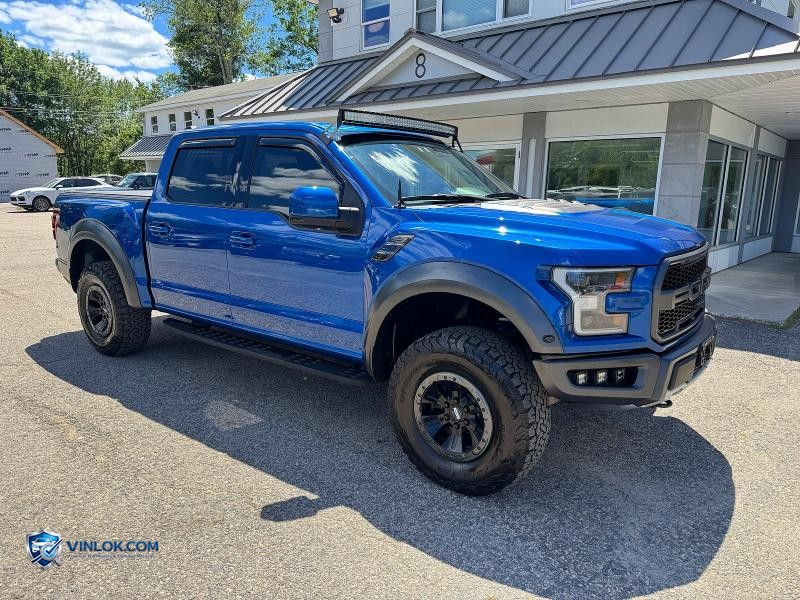 2018 FORD F150 RAPTOR BLUE – Lot 57967716 auction photo