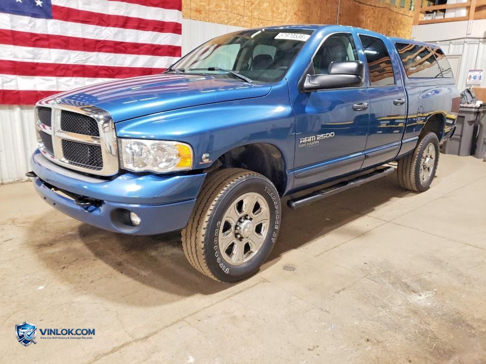 2005 DODGE RAM 2500 ST – Lot 57970536 auction photo