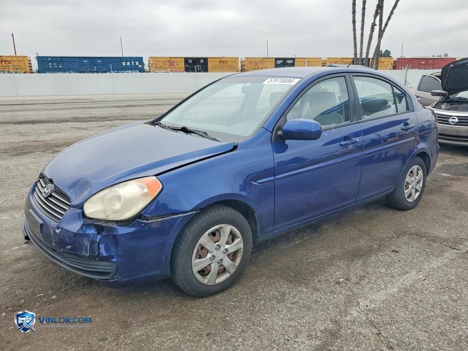 2010 HYUNDAI ACCENT GLS – Lot 57970696 auction photo