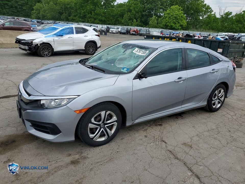 2018 HONDA CIVIC LX – Lot 57971586 auction photo