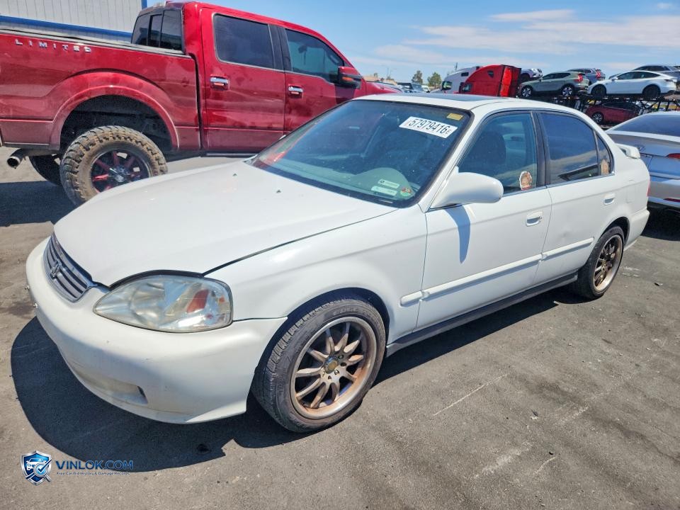 1999 HONDA CIVIC EX – Lot 57979416 auction photo
