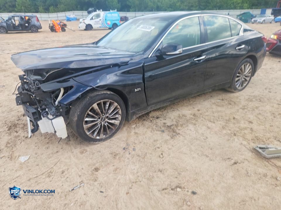 2018 INFINITI Q50 3.0T LUXE – Lot 58006386 auction photo