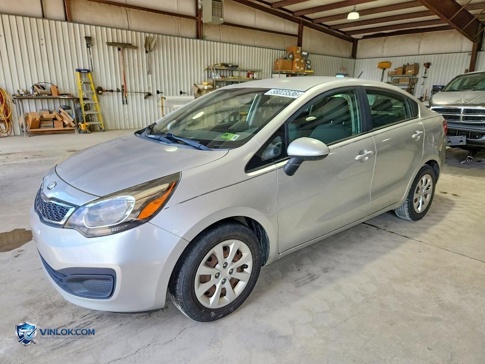 2013 KIA RIO EX – Lot 58023536 auction photo