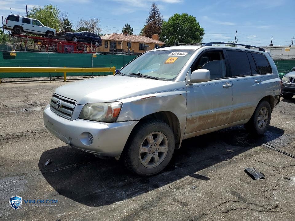 2004 TOYOTA HIGHLANDER – Lot 58025166 auction photo