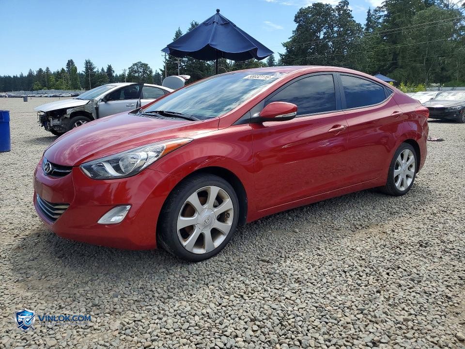 2011 HYUNDAI ELANTRA LIMITED – Lot 58032116 auction photo