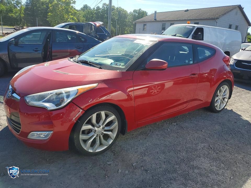 2013 HYUNDAI VELOSTER BASE – Lot 58033356 auction photo