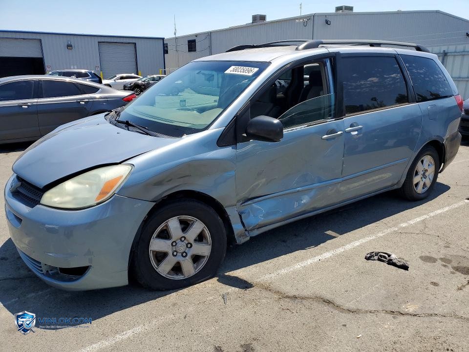 2004 TOYOTA SIENNA LE 7 PASSENGER – Lot 58035896 auction photo