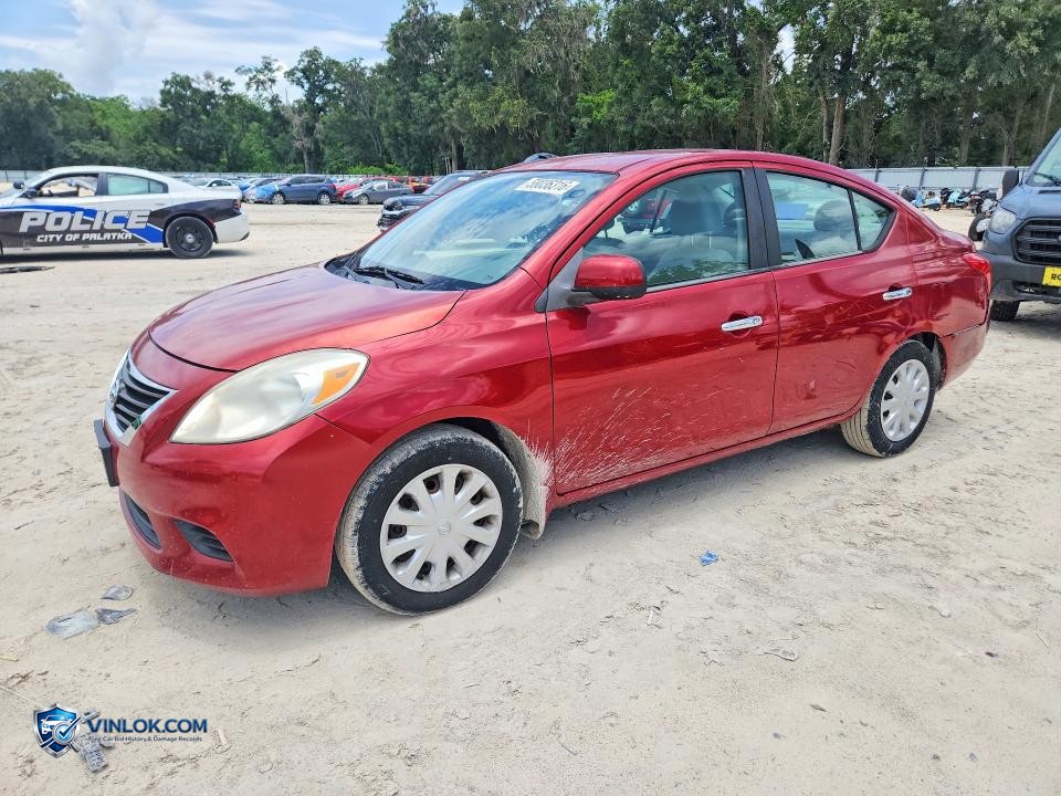 2012 NISSAN VERSA 1.6 S – Lot 58036316 auction photo