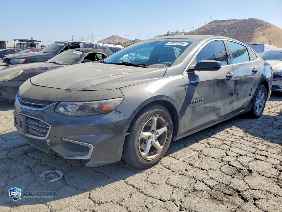 2017 CHEVROLET MALIBU LS – Lot 58036566 auction photo