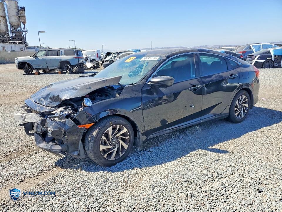 2016 HONDA CIVIC EX – Lot 58045316 auction photo