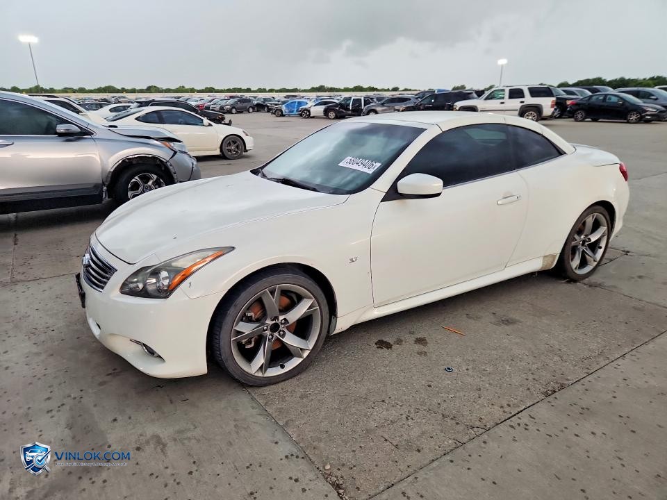2014 INFINITI Q60 CONVERTIBLE BASE – Lot 58049406 auction photo
