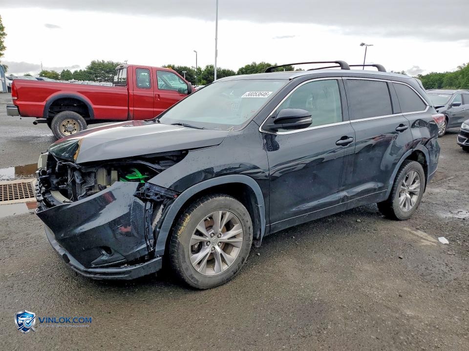 2014 TOYOTA HIGHLANDER XLE – Lot 58053646 auction photo