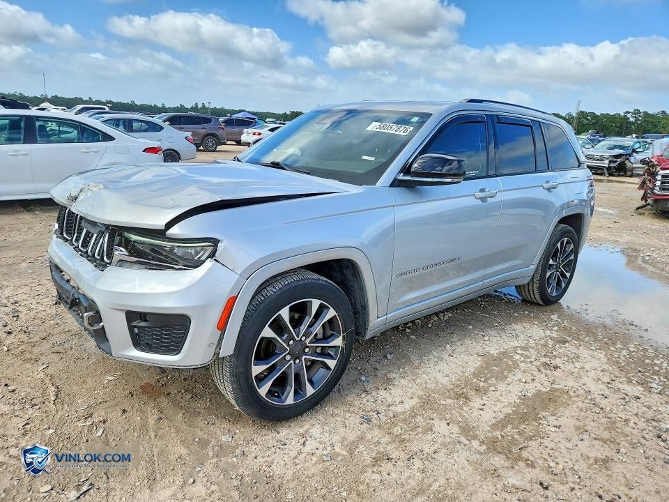2022 JEEP GRAND CHEROKEE OVERLAND – Lot 58057876 auction photo