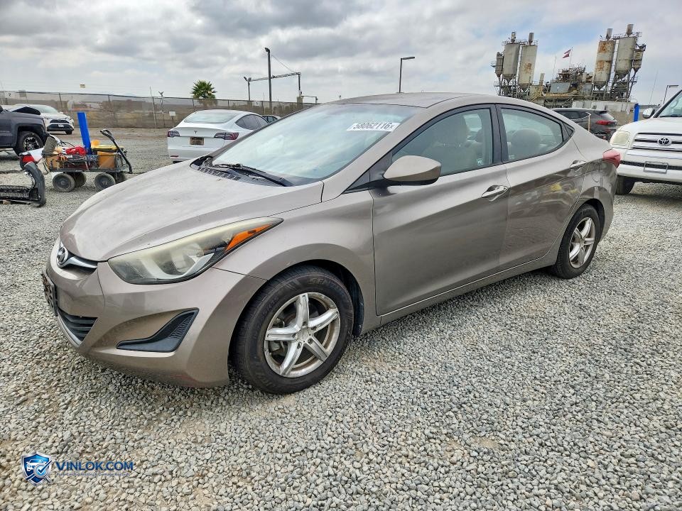 2016 HYUNDAI ELANTRA SE – Lot 58062116 auction photo
