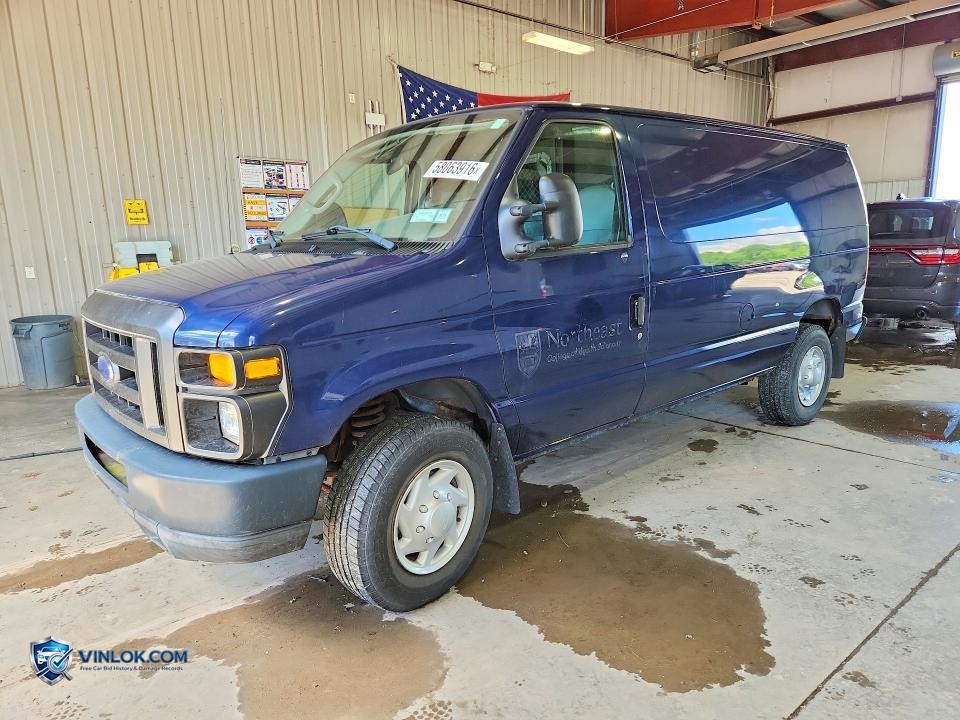 2008 FORD ECONOLINE E250 VAN – Lot 58063916 auction photo