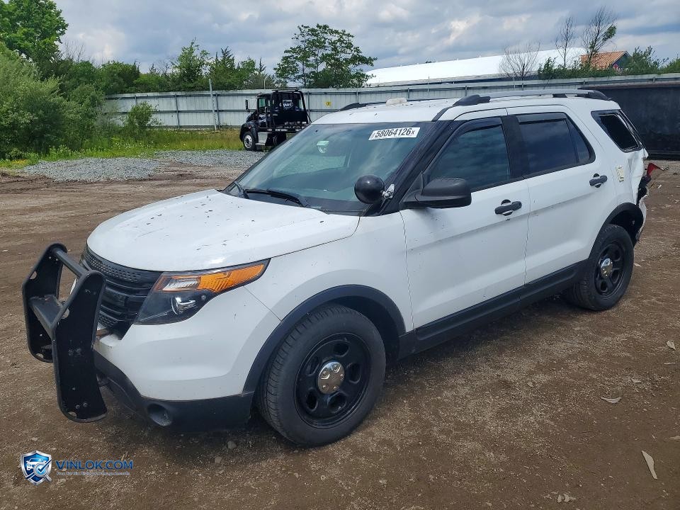 2015 FORD EXPLORER POLICE INTERCEPTOR – Lot 58064126 auction photo