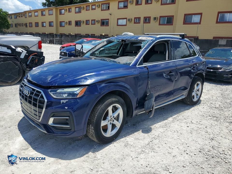 2021 AUDI Q5 PREMIUM – Lot 58065586 auction photo