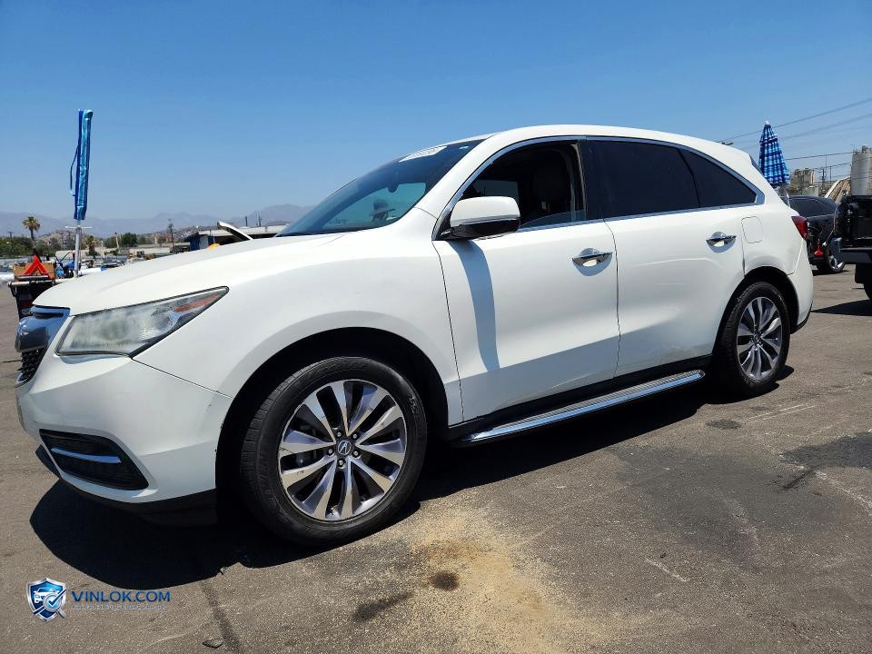 2014 ACURA MDX TECHNOLOGY – Lot 58068296 auction photo