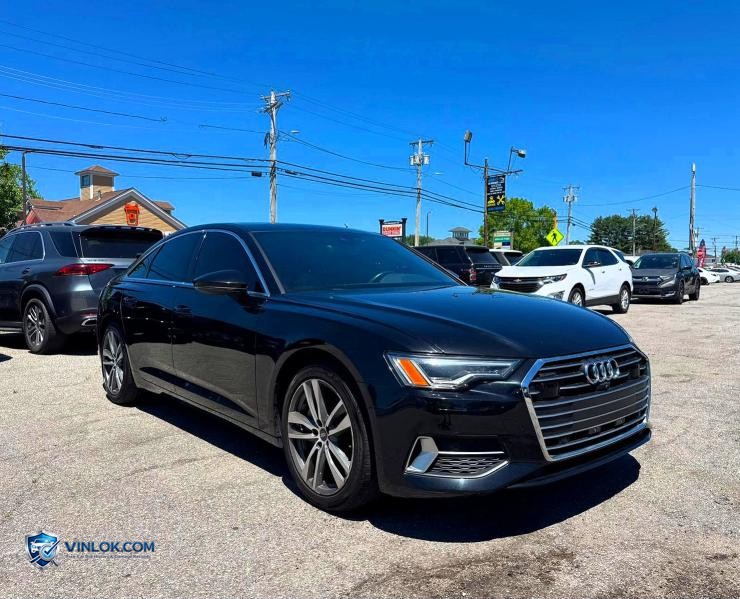 2022 AUDI A6 PREMIUM PLUS BLACK – Lot 58070826 auction photo