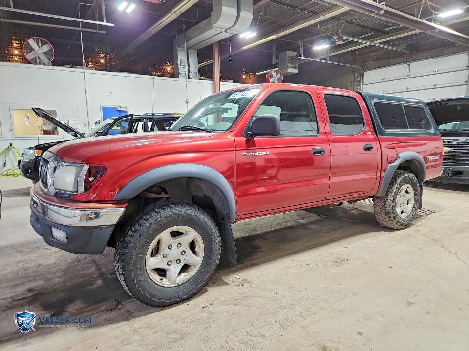 2003 TOYOTA TACOMA DOUBLE CAB – Lot 58071266 auction photo