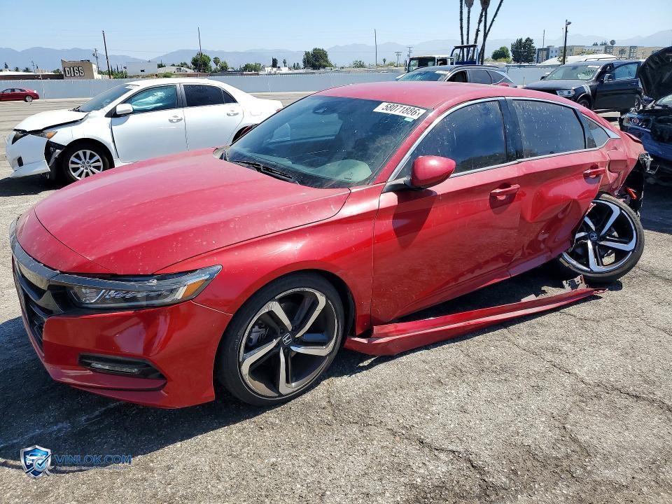 2019 HONDA ACCORD SPORT – Lot 58071886 auction photo