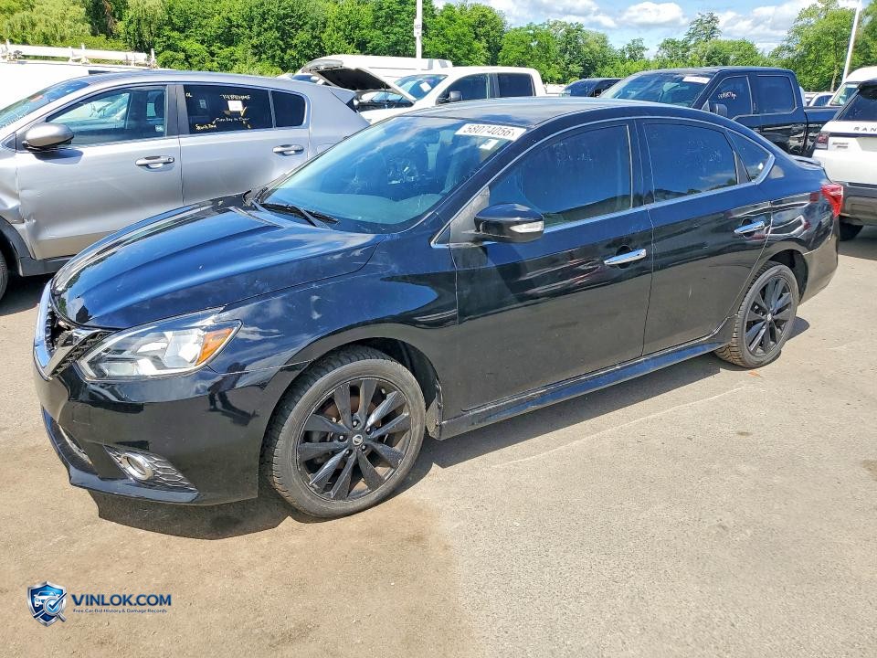 2017 NISSAN SENTRA SR – Lot 58074056 auction photo