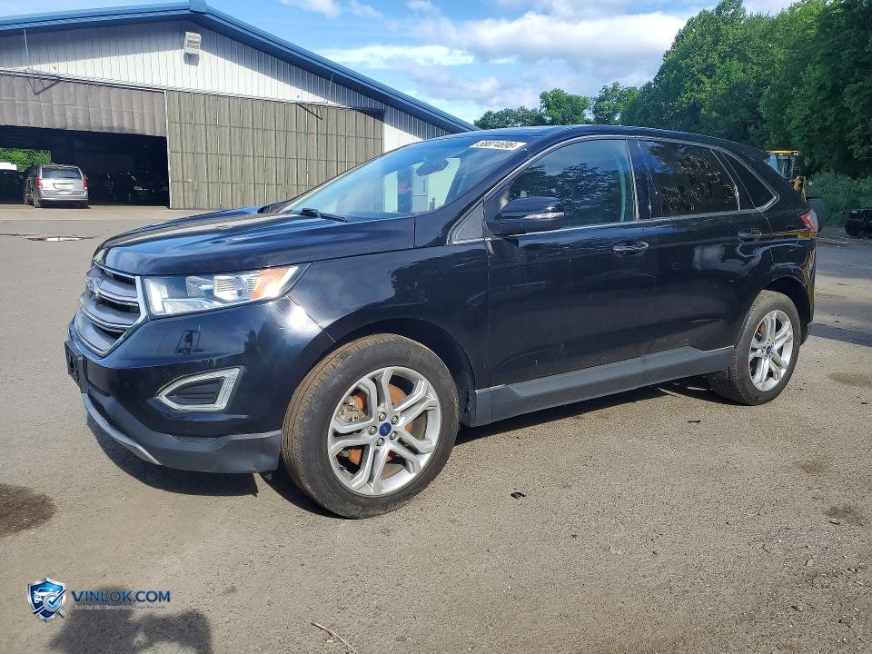 2018 FORD EDGE TITANIUM – Lot 58074696 auction photo