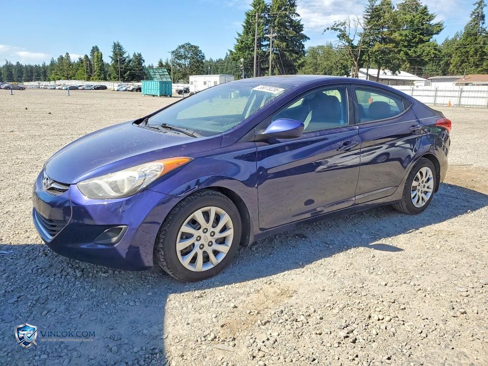 2013 HYUNDAI ELANTRA GLS – Lot 58078236 auction photo