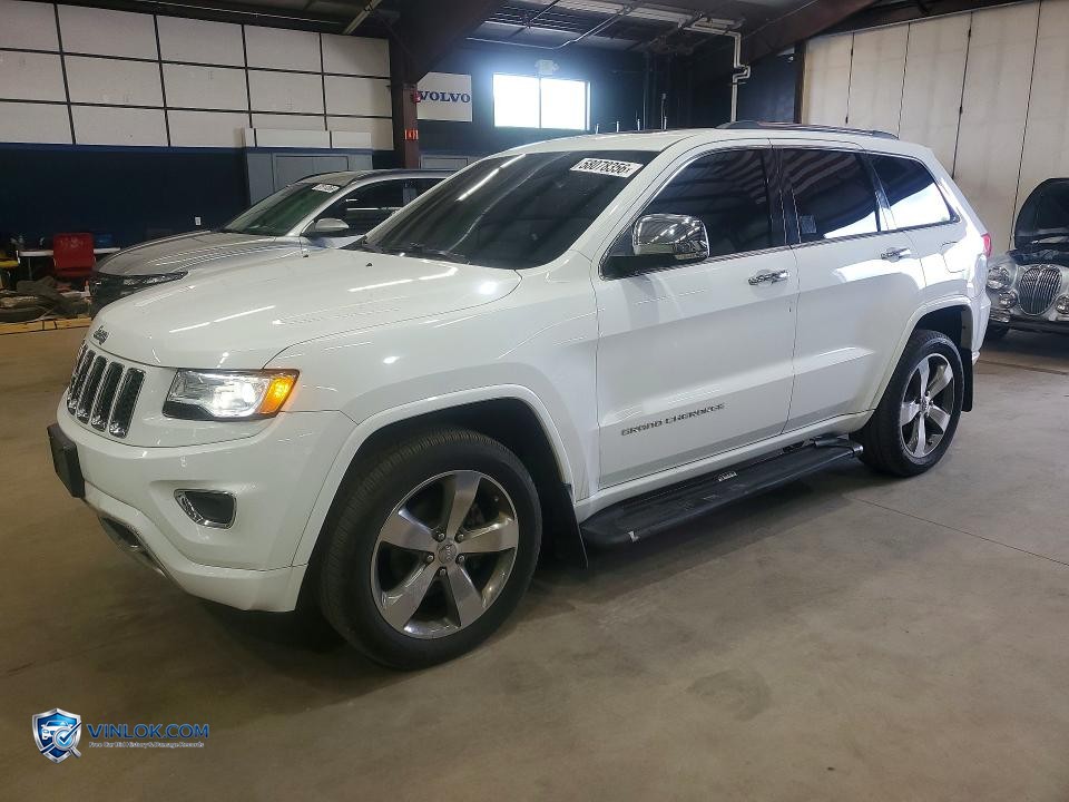 2014 JEEP GRAND CHEROKEE OVERLAND – Lot 58078356 auction photo