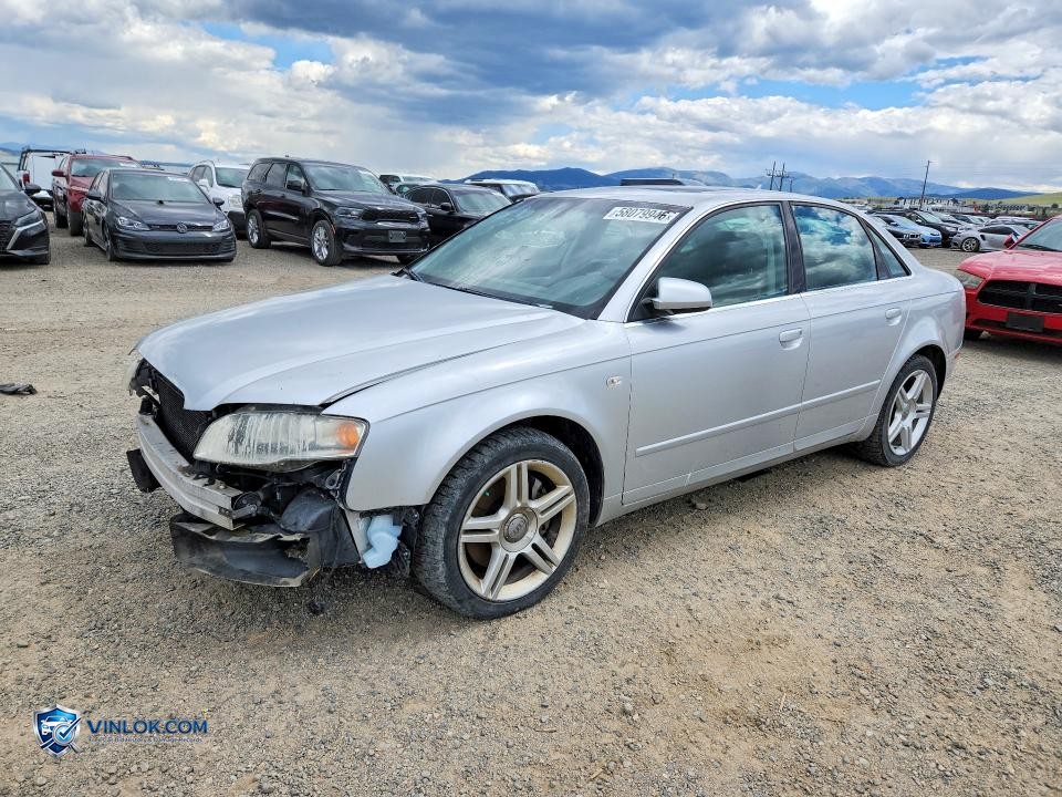 2007 AUDI A4 2.0T QUATTRO – Lot 58079946 auction photo