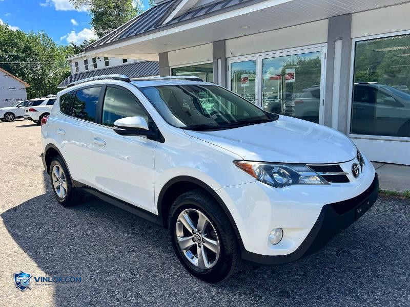 2015 TOYOTA RAV4 XLE WHITE – Lot 58080256 auction photo