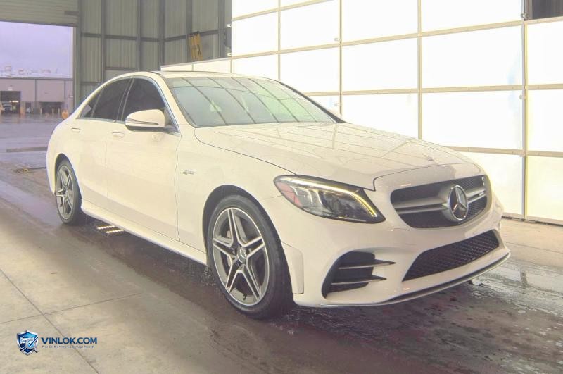 2020 MERCEDES-BENZ C 43 AMG WHITE – Lot 58080396 auction photo