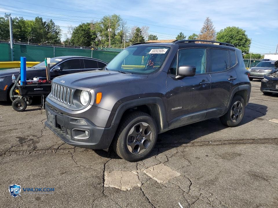 2016 JEEP RENEGADE LATITUDE – Lot 58092806 auction photo