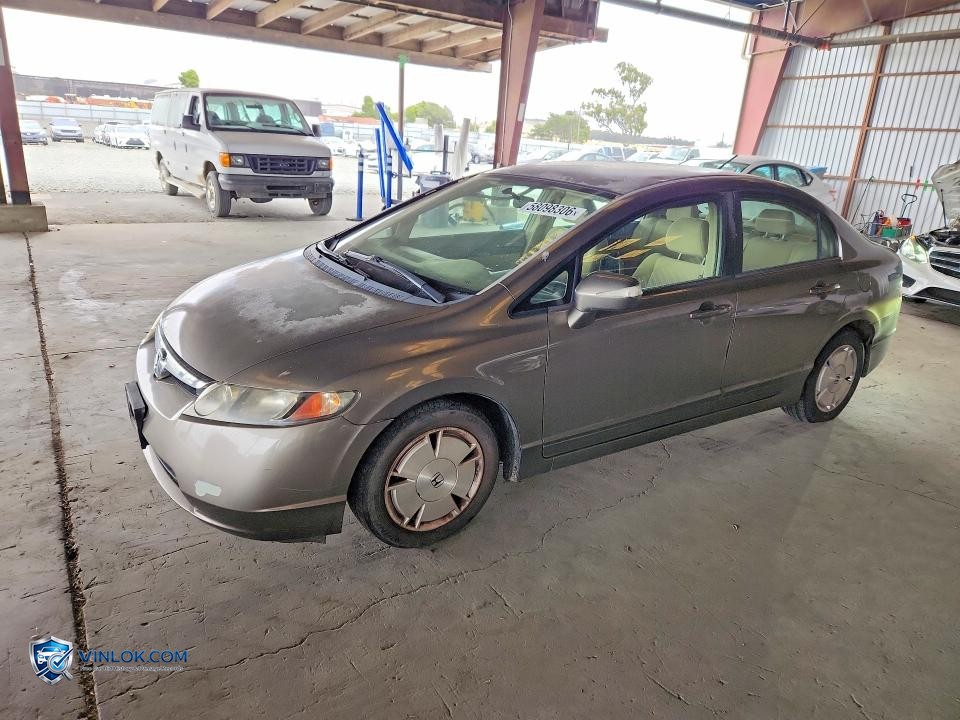 2006 HONDA CIVIC HYBRID – Lot 58098306 auction photo