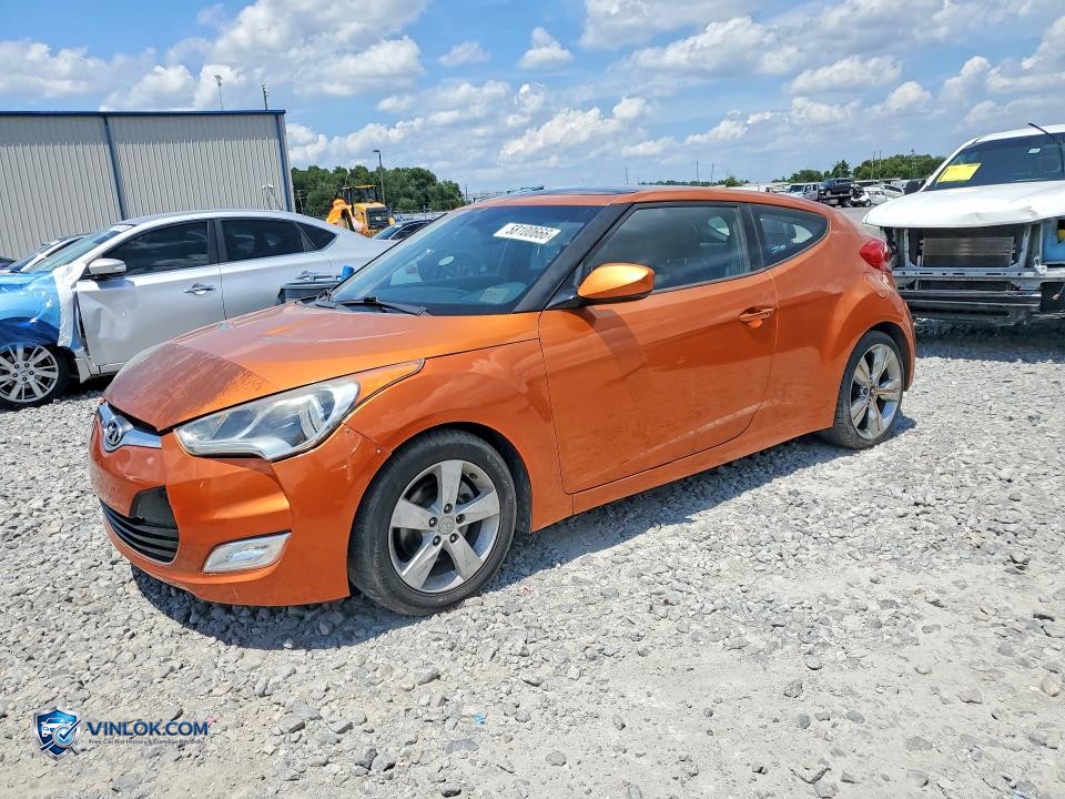 2012 HYUNDAI VELOSTER BASE – Lot 58100666 auction photo