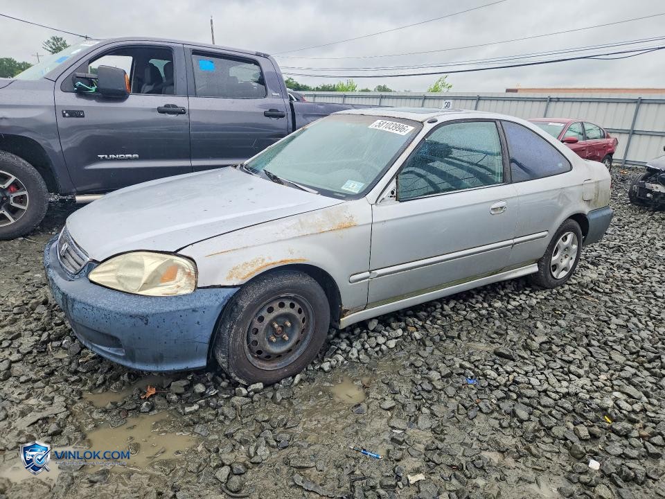 2000 HONDA CIVIC EX – Lot 58103996 auction photo