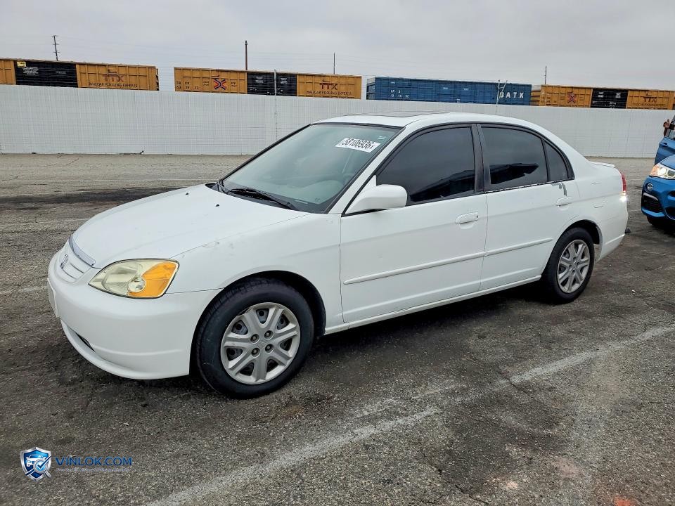2003 HONDA CIVIC EX – Lot 58106936 auction photo