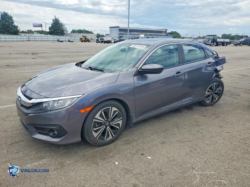 2017 HONDA CIVIC EXL – Lot 58111016 auction photo