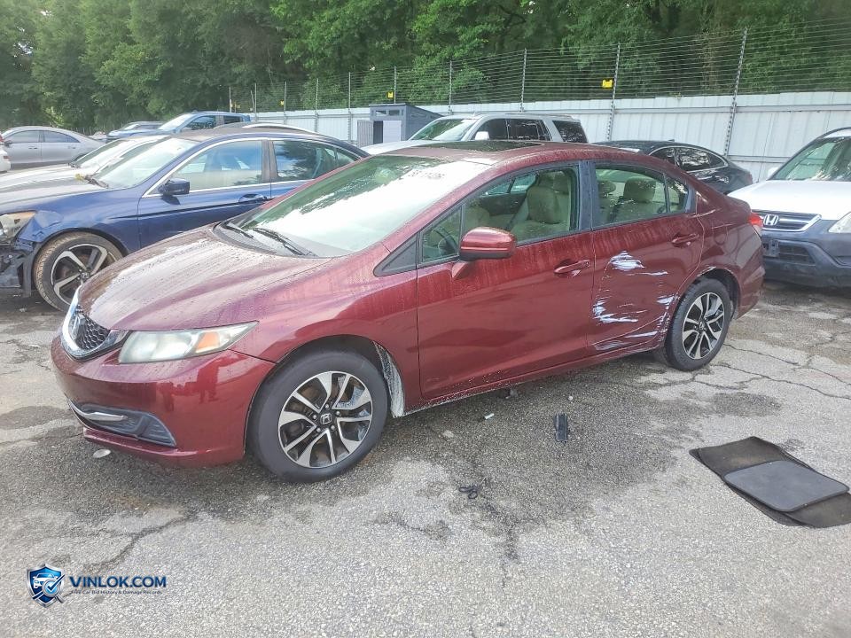 2014 HONDA CIVIC – Lot 58111406 auction photo