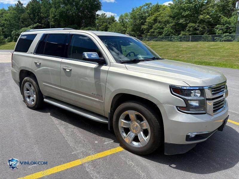 2015 CHEVROLET TAHOE K1500 LTZ WHITE – Lot 58113466 auction photo