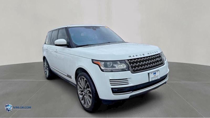 2017 LAND ROVER RANGE ROVER WHITE – Lot 58114716 auction photo