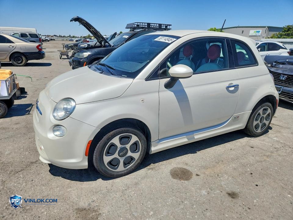 2014 FIAT 500 ELECTRIC – Lot 58114846 auction photo