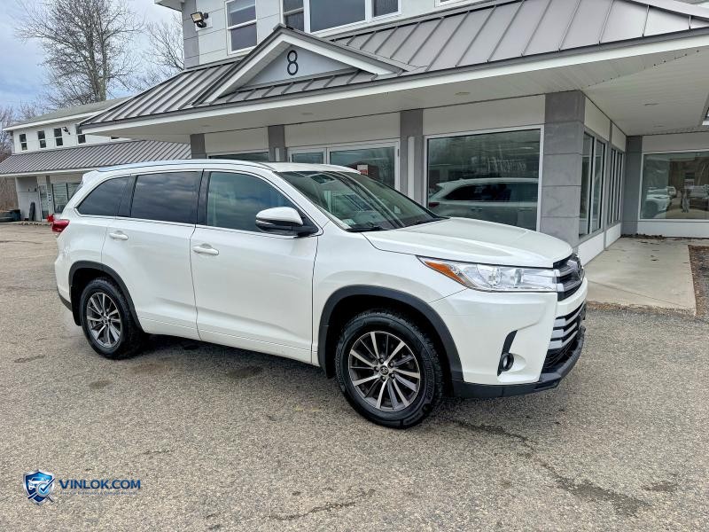 2018 TOYOTA HIGHLANDER XLE – Lot 58117936 auction photo