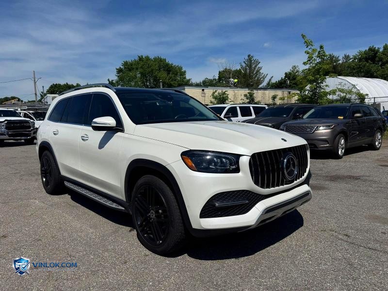 2020 MERCEDES-BENZ GLS 450 4MATIC WHITE – Lot 58121236 auction photo
