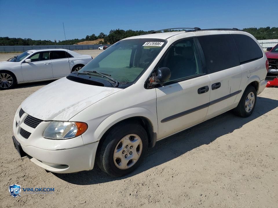 2002 DODGE GRAND CARAVAN SE – Lot 58126906 auction photo