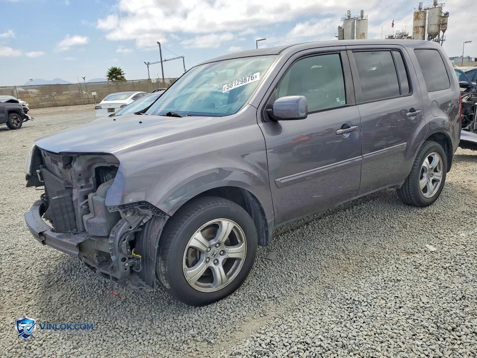2015 HONDA PILOT EXL – Lot 58129876 auction photo