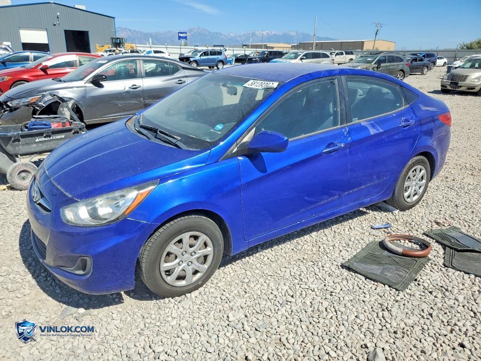 2014 HYUNDAI ACCENT GLS – Lot 58139396 auction photo