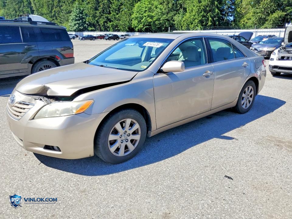 2007 TOYOTA CAMRY XLE – Lot 58141476 auction photo
