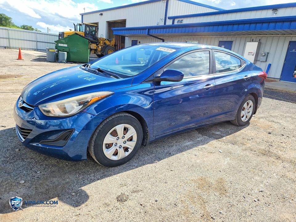 2016 HYUNDAI ELANTRA SE – Lot 58142626 auction photo
